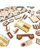 Wooden The Second Temple Colored DIY 3D Puzzle Kit
