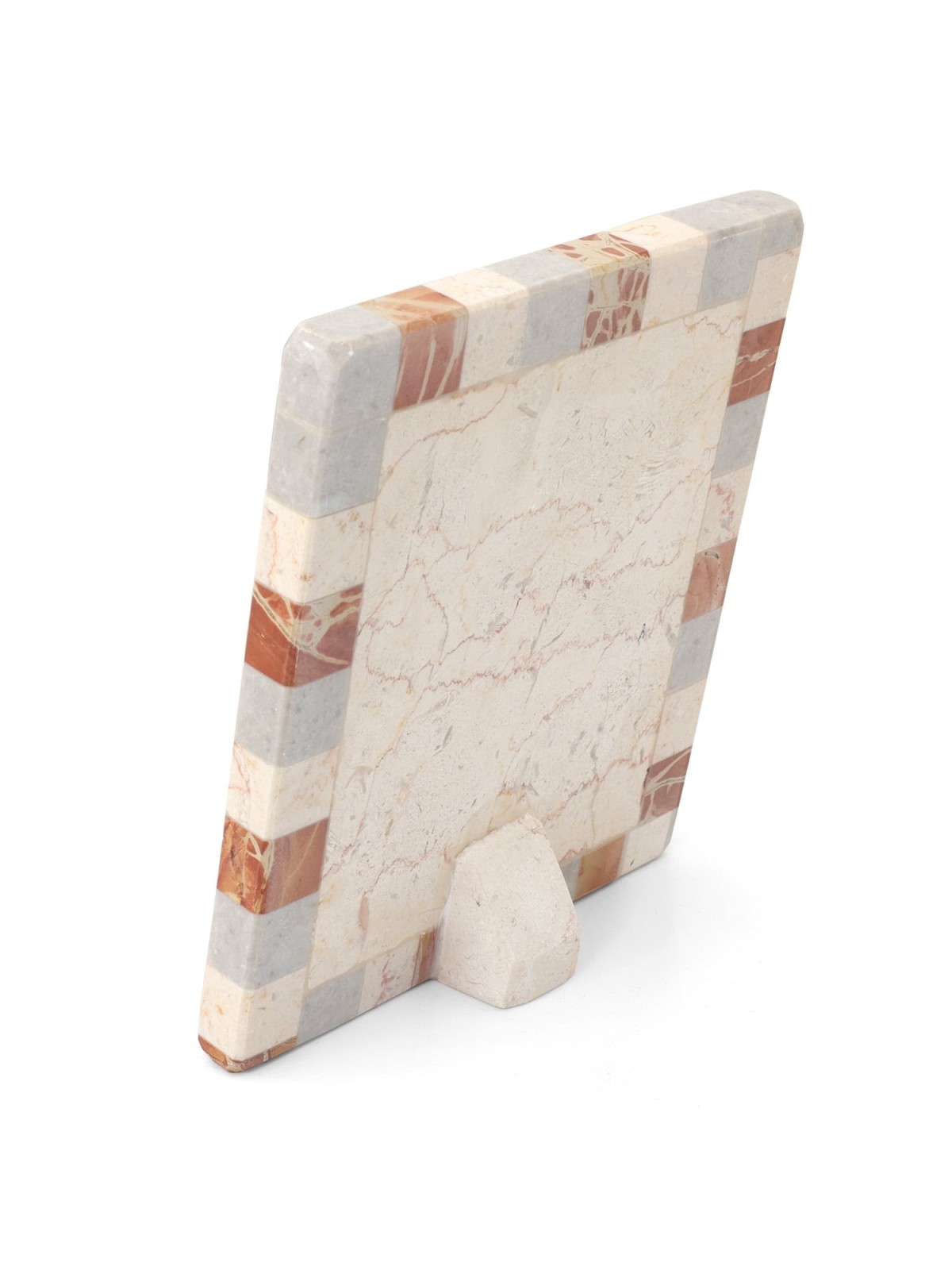 Rectangular Jerusalem Stone with Golden 'Im Eshkachech' Standing Plaqu