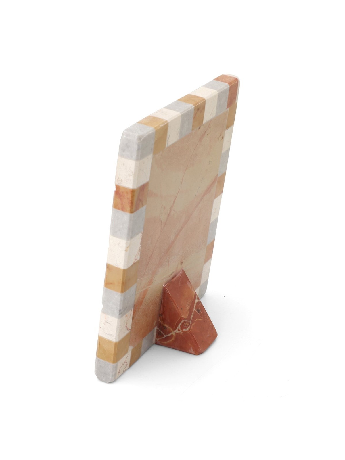 Rectangular Jerusalem Stone with Golden 'Im Eshkachech' Standing Plaqu