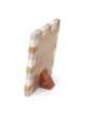 Rectangular Jerusalem Stone with Golden 'Im Eshkachech' Standing Plaqu
