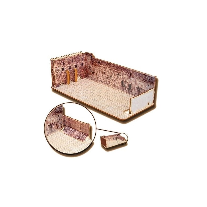 Western Wall (Kotel) Laser Cut 3D Do-it-Yourself Kit
