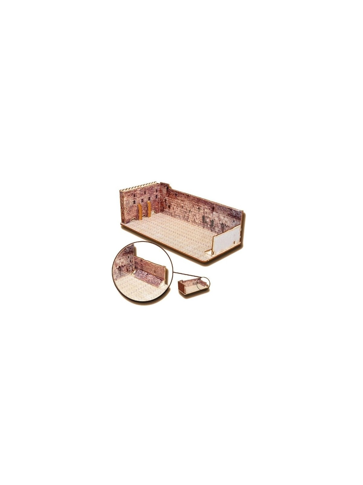 Western Wall (Kotel) Laser Cut 3D Do-it-Yourself Kit