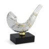Large Silver Plated Shofar Miniature