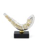 Large Silver Plated Shofar Miniature