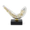 Large Silver Plated Shofar Miniature