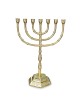 Traditional Ornate 7-Branched Menorah (Variety of Colors)