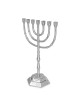 Traditional Ornate 7-Branched Menorah (Variety of Colors)