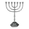 Traditional Ornate 7-Branched Menorah (Variety of Colors)