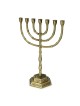 Traditional Ornate 7-Branched Menorah (Variety of Colors)