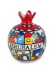 Pomegranate Ceramic with Jerusalem Design Armenian Ceramic