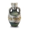 Two-Handle Wine Pitcher Ceramic with Sterling Silver and Ancient Text