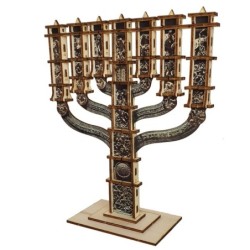 The Knesset Menorah: Do-It-Yourself 3D Puzzle Kit