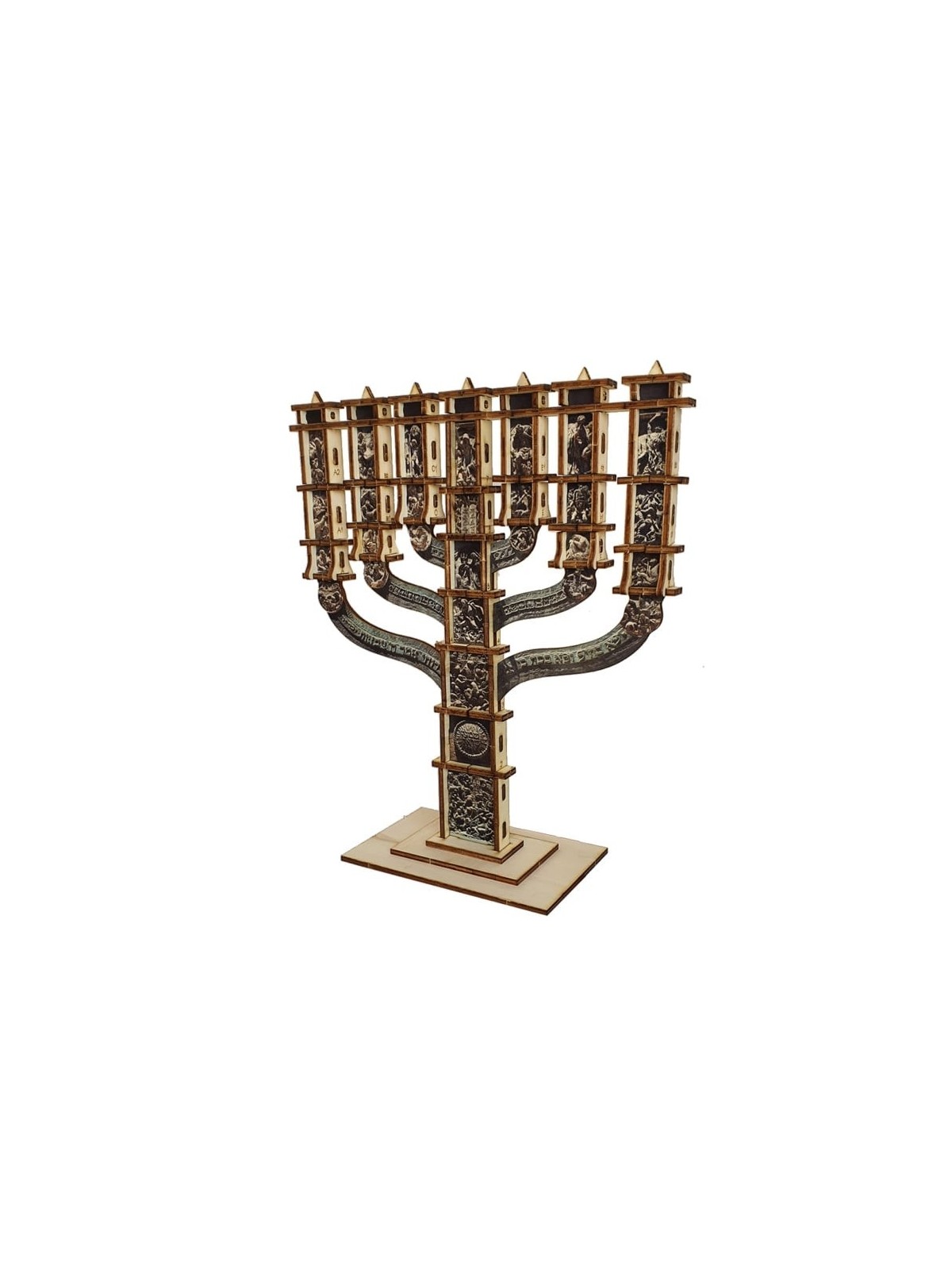 The Knesset Menorah: Do-It-Yourself 3D Puzzle Kit