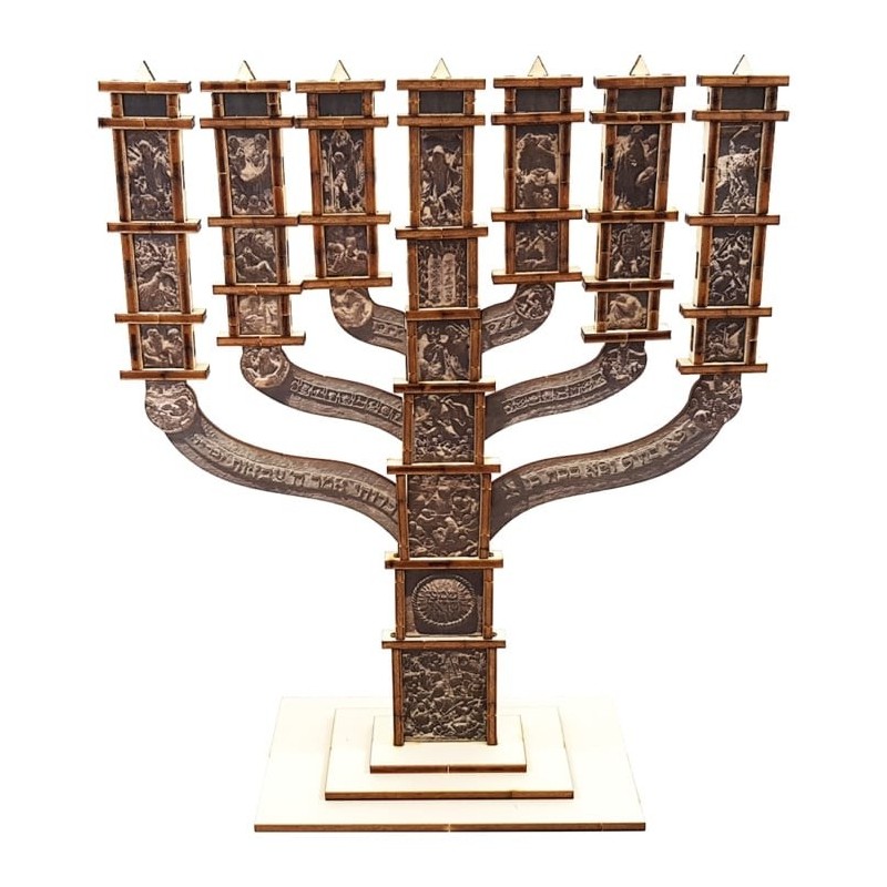 The Knesset Menorah: Do-It-Yourself 3D Puzzle Kit