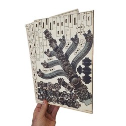 The Knesset Menorah: Do-It-Yourself 3D Puzzle Kit