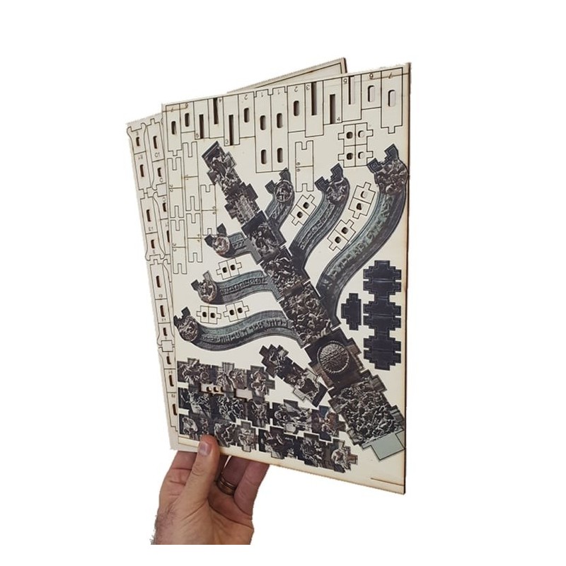 The Knesset Menorah: Do-It-Yourself 3D Puzzle Kit