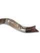 Sterling Silver Plated Yemenite Kudu Shofar - Jerusalem Design (Choice