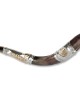 Sterling Silver Plated Yemenite Kudu Shofar - Jerusalem Design (Choice