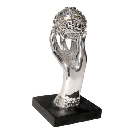 Jerusalem Aloft - Silver Miniature (Large)