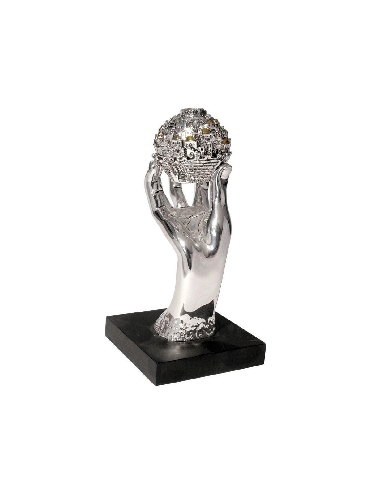 Jerusalem Aloft - Silver Miniature (Large)