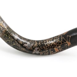 Old City of Jerusalem Hand Painted Kudu Shofar
