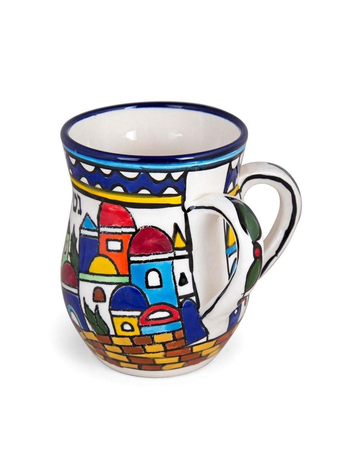 Jerusalem Washing Cup. Armenian Ceramic