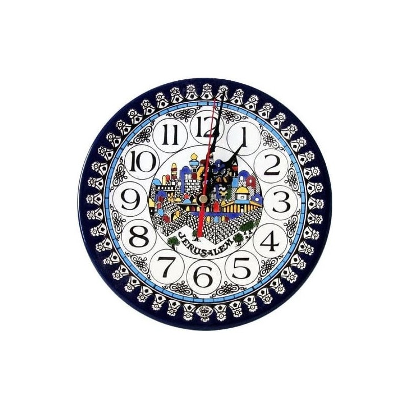 Jerusalem Clock Armenian Ceramic