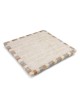Mosaic Jerusalem Stone Matzah Plate With Western Wall Design