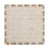 Mosaic Jerusalem Stone Matzah Plate With Western Wall Design