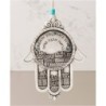 Danon Hamsa Wall Hanging with Jerusalem Motif, Swarovski Crystal and B