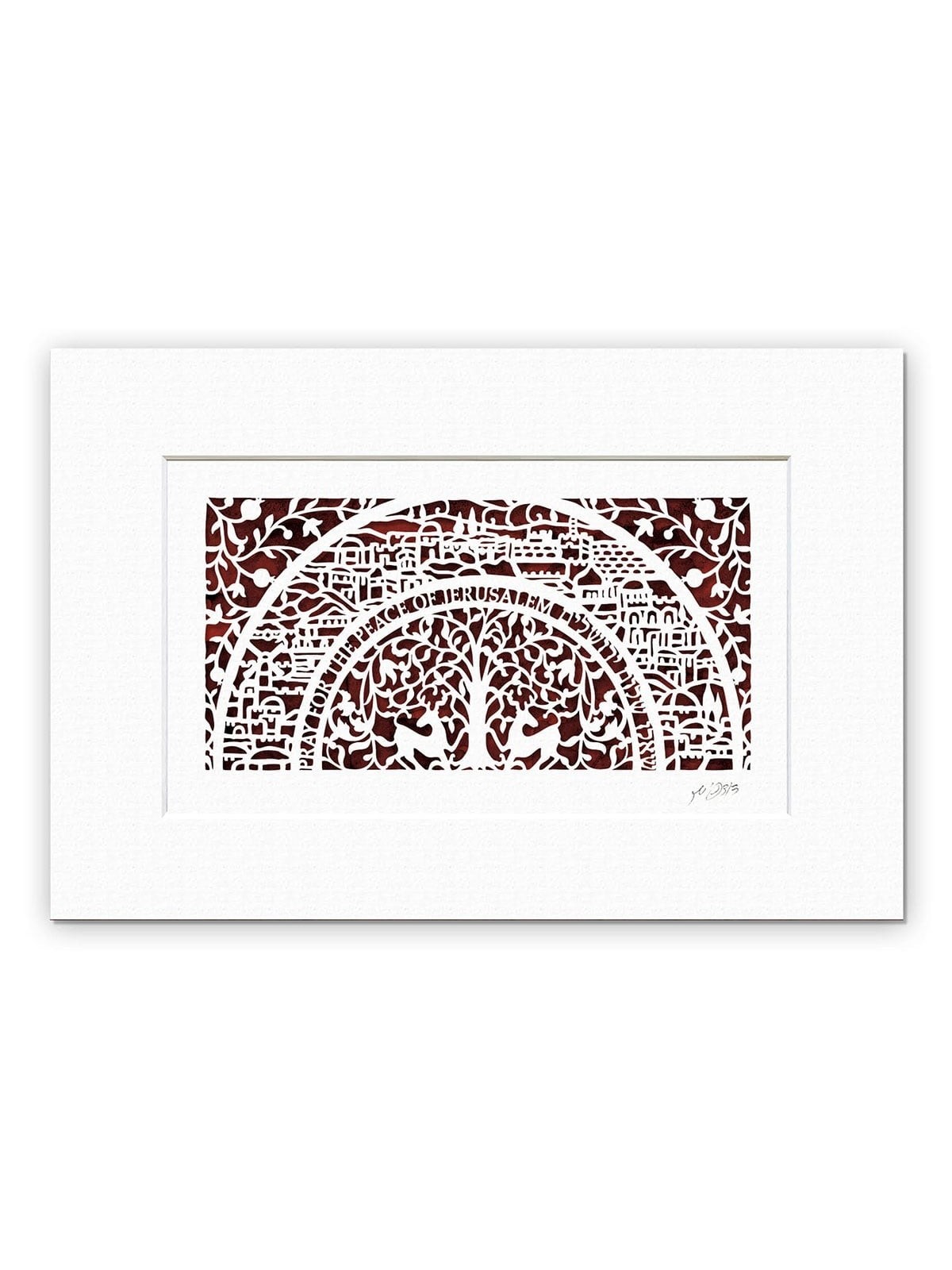 Pray for the Peace of Jerusalem (Variety of Colors). Artist: David Fis