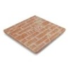 Jerusalem Stone Matzah Plate With Western Wall Design (Choice of Color