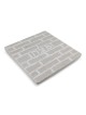 Jerusalem Stone Matzah Plate With Western Wall Design (Choice of Color