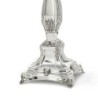 Polished Shabbat Candlesticks 9.45" Rial in 925 Sterling Silver by Haz