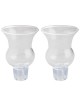 Hourglass-shaped Oil Cup Holder for Shabbat - Pair