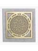 Designer Gold Plated Mandala of Blessings with Swarovski Stones - Hebr