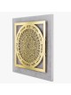 Designer Gold Plated Mandala of Blessings with Swarovski Stones - Hebr