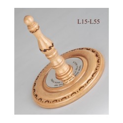 Wood Sefer Torah Etz Chaim Roller Plates ... | Etz Chaim Torah Rollers