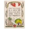 Art in Clay Limited Edition Handmade Bless This Home Ceramic Plaque Wa
