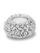 Floral Silver-Plated Tealight Shabbat Candle Holders by Hazorfim