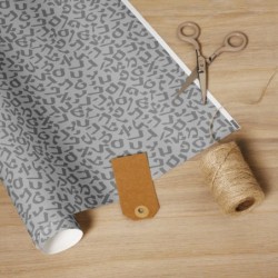 Hebrew Alphabet Wrapping Paper