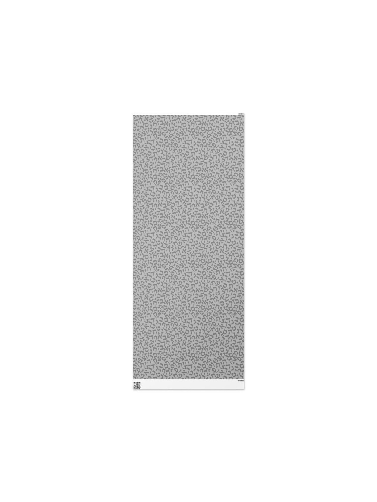 Hebrew Alphabet Wrapping Paper