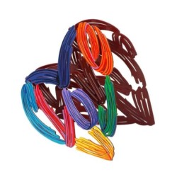 David Gerstein Signed Sculpture - Strokes of Love