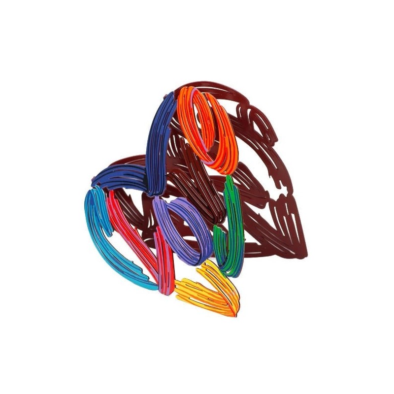 David Gerstein Signed Sculpture - Strokes of Love