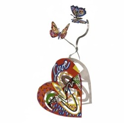 David Gerstein Limited Edition Hand-Signed Sculpture - Open Heart