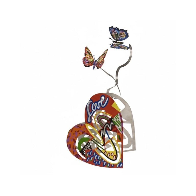 David Gerstein Limited Edition Hand-Signed Sculpture - Open Heart