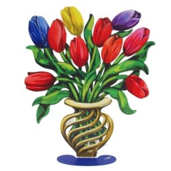 David Gerstein Large Signed Sculpture - Tulips