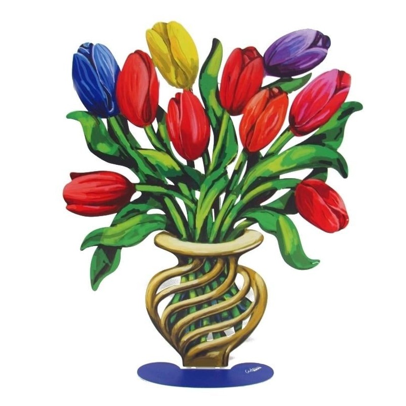 David Gerstein Large Signed Sculpture - Tulips
