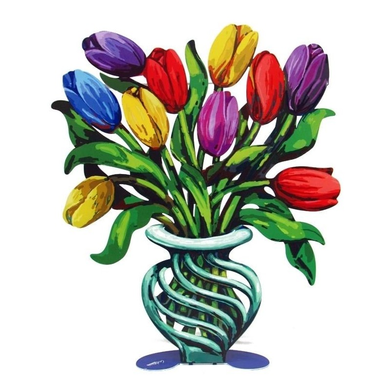 David Gerstein Large Signed Sculpture - Tulips