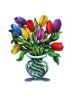 David Gerstein Large Signed Sculpture - Tulips